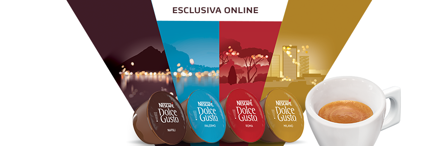Gamma Italiana Esclusiva Online | NESCAFÉ® Dolce Gusto® header image