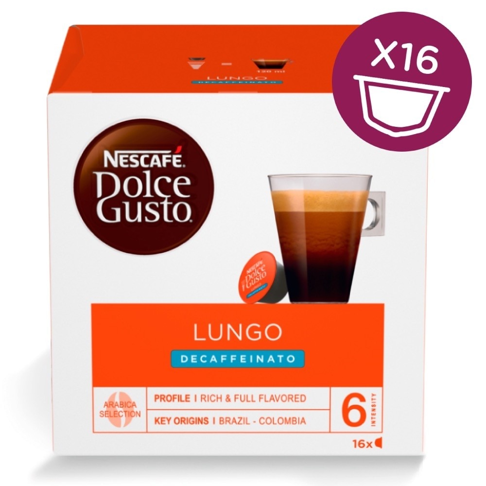 Caffè lungo decaffeinato: caffè in capsule - Nescafé Dolce Gusto