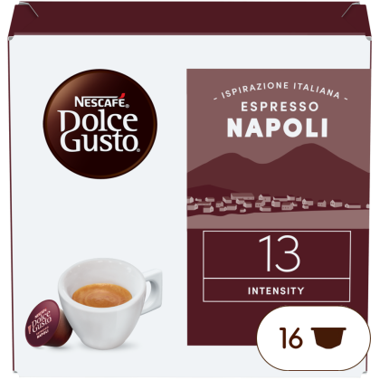 Confezione da X capsule Ispirazione Italiana Espresso Napoli Nescafé® Dolce Gusto® 