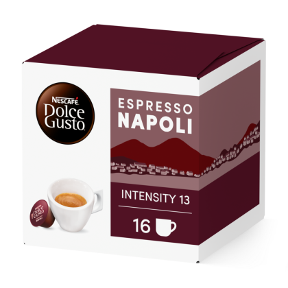 Confezione da X capsule Ispirazione Italiana Espresso Napoli Nescaf&eacute;&reg; Dolce Gusto&reg; 