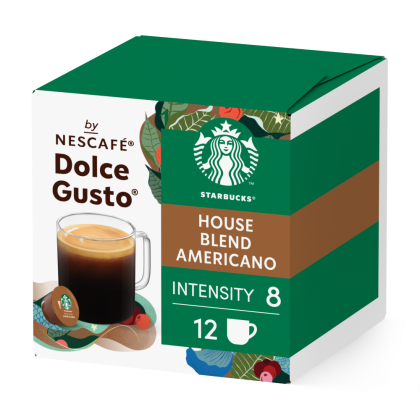 Confezione da X capsule Starbucks Americano House Blend Nescaf&eacute;&reg; Dolce Gusto&reg; 