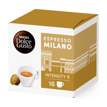 Confezione da X capsule Ispirazione Italiana Espresso Milano Nescaf&eacute;&reg; Dolce Gusto&reg; 