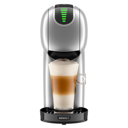 Vista frontale macchina da caffè Genio S Touch Krups Silver Nescafé® Dolce Gusto®