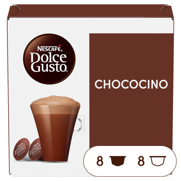 Confezione da X capsule Bevanda al Cioccolato Chococino Nescafé® Dolce Gusto® 