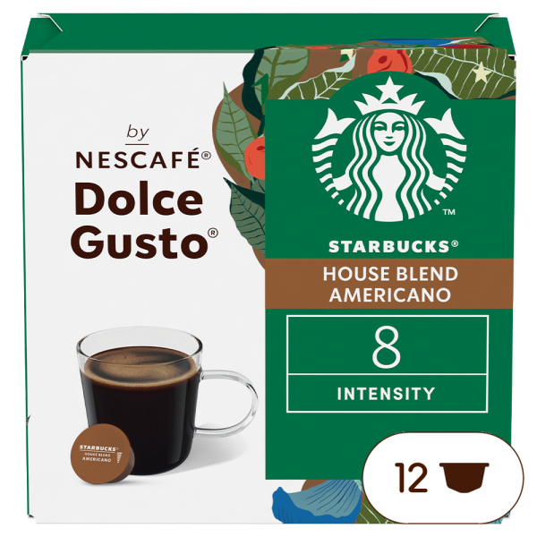 Confezione da X capsule Starbucks Americano House Blend Nescafé® Dolce Gusto® 