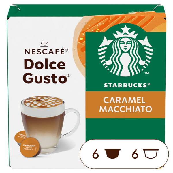 Confezione da X capsule Starbucks Caramel Macchiato  Nescafé® Dolce Gusto® 