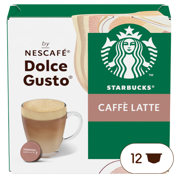 Confezione da X capsule Starbucks Caffè Latte Nescafé® Dolce Gusto® 