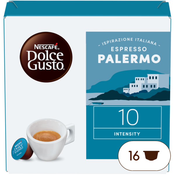 Confezione da X capsule Ispirazione Italiana Espresso Palermo Nescafé® Dolce Gusto® 