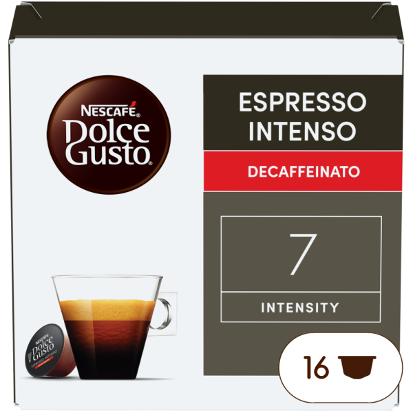 Confezione da X capsule Espresso Intenso Decaffeinato Nescafé® Dolce Gusto® 