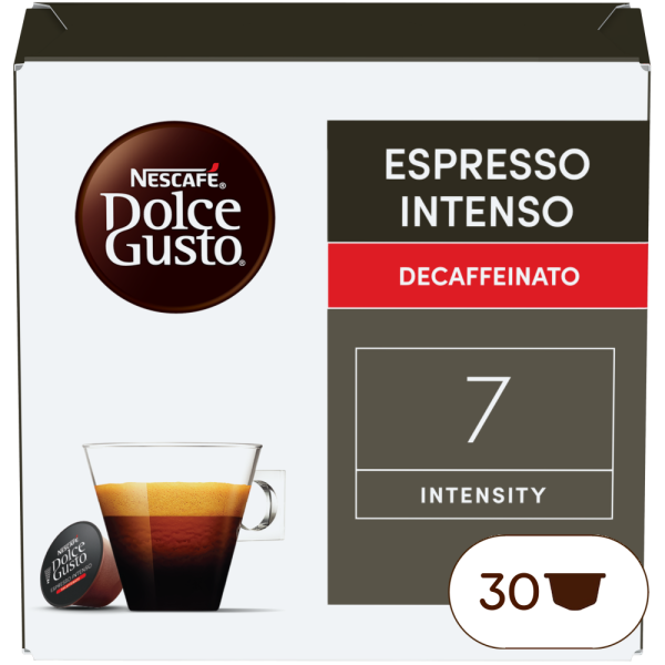 Confezione da X capsule Espresso Intenso Decaffeinato Maxiformato Nescafé® Dolce Gusto® 