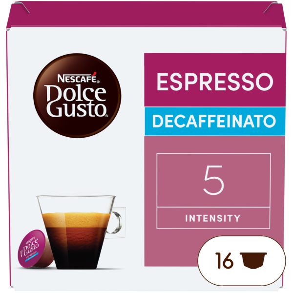 Confezione da X capsule ESPRESSO DECAFFEINATO Nescafé® Dolce Gusto® 