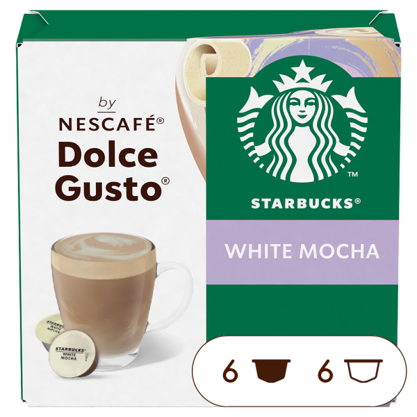 Confezione da X capsule Starbucks White Mocha Nescafé® Dolce Gusto® 