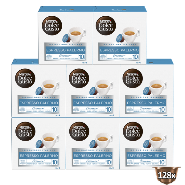 Set di 8 Confezioni di Espresso Palermo X16