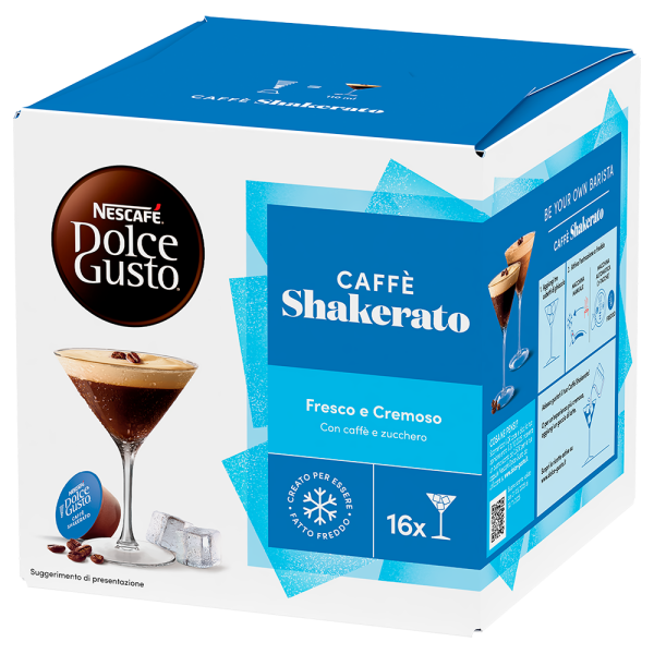 pack of caffè shakerato capsules 3/4 right view