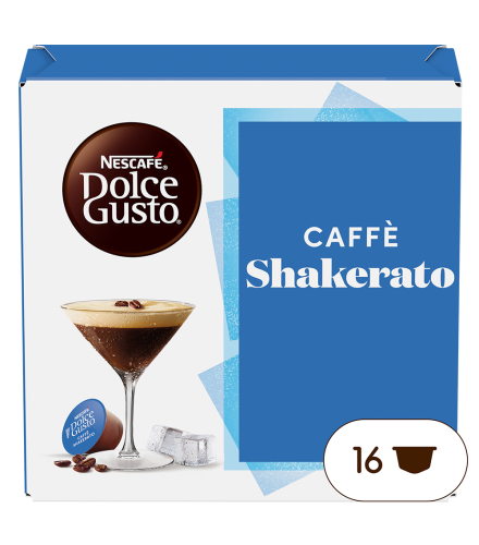 pack of caffè shakerato capsules front view