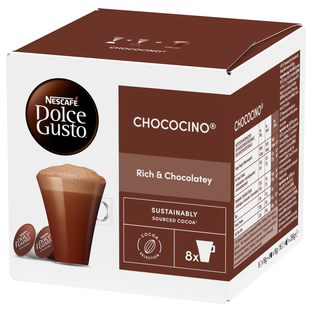 てぃんくる　Dolce Cioccolate Notte C/E Capsule Bevanda al Cioccolato Chococino | Dolce Gusto®