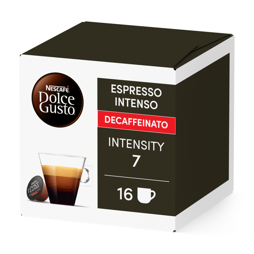Confezione da X capsule Espresso Intenso Decaffeinato Nescafé® Dolce Gusto® 