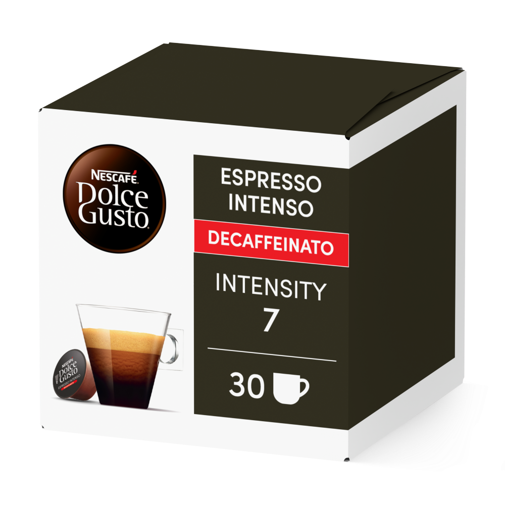 Confezione da X capsule Espresso Intenso Decaffeinato Maxiformato Nescafé® Dolce Gusto® 
