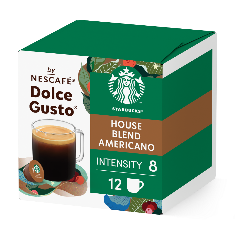 Confezione da X capsule Starbucks Americano House Blend Nescafé® Dolce Gusto® 