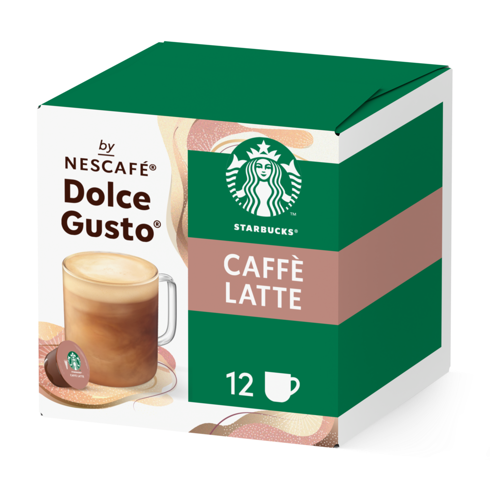 Confezione da X capsule Starbucks Caffè Latte Nescafé® Dolce Gusto® 