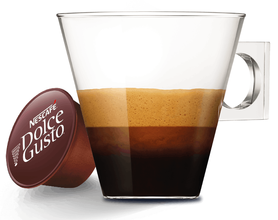 Tazza e immagine capsula Miscela Robusta Maxifomato Nescafé® Dolce Gusto®