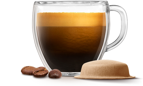 Espresso Intense Decaffeinated DK cup