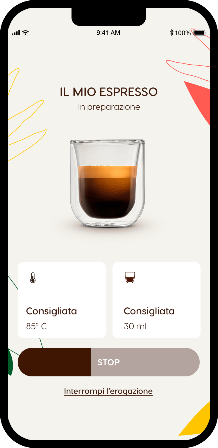 Caratteristica macchina caff&egrave;