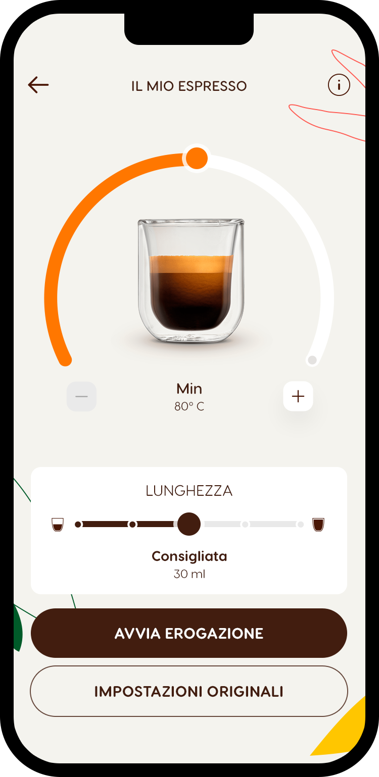 Caratteristica macchina caff&egrave;