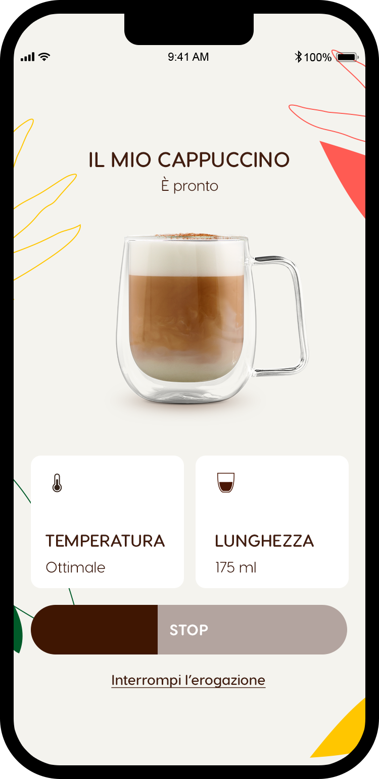 Capsula e bustina LATTE MACCHIATO rilevate