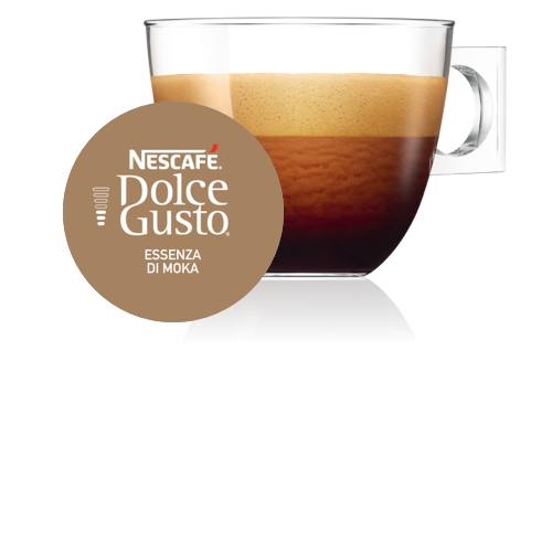 Tazza e immagine capsula Essenza di Moka x16 Nescafé® Dolce Gusto®