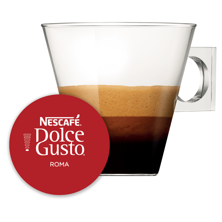 Tazza e immagine capsula Espresso Roma x30 Nescafé® Dolce Gusto®