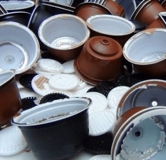 Riciclo delle cialde di caffè