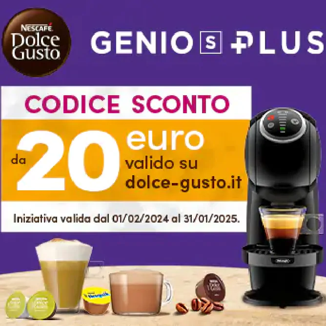 Codice sconto Genio S Plus