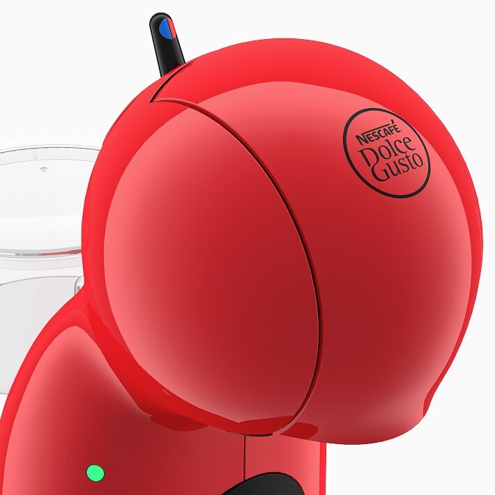 Macchina da caffè Piccolo rossa.