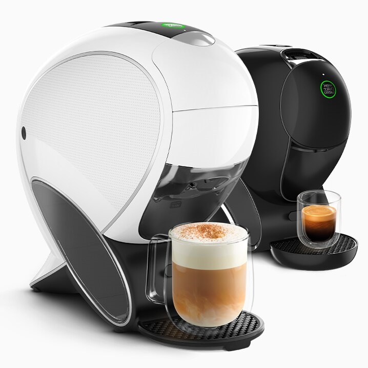 Una macchina NEO Latte bianca e una nera.